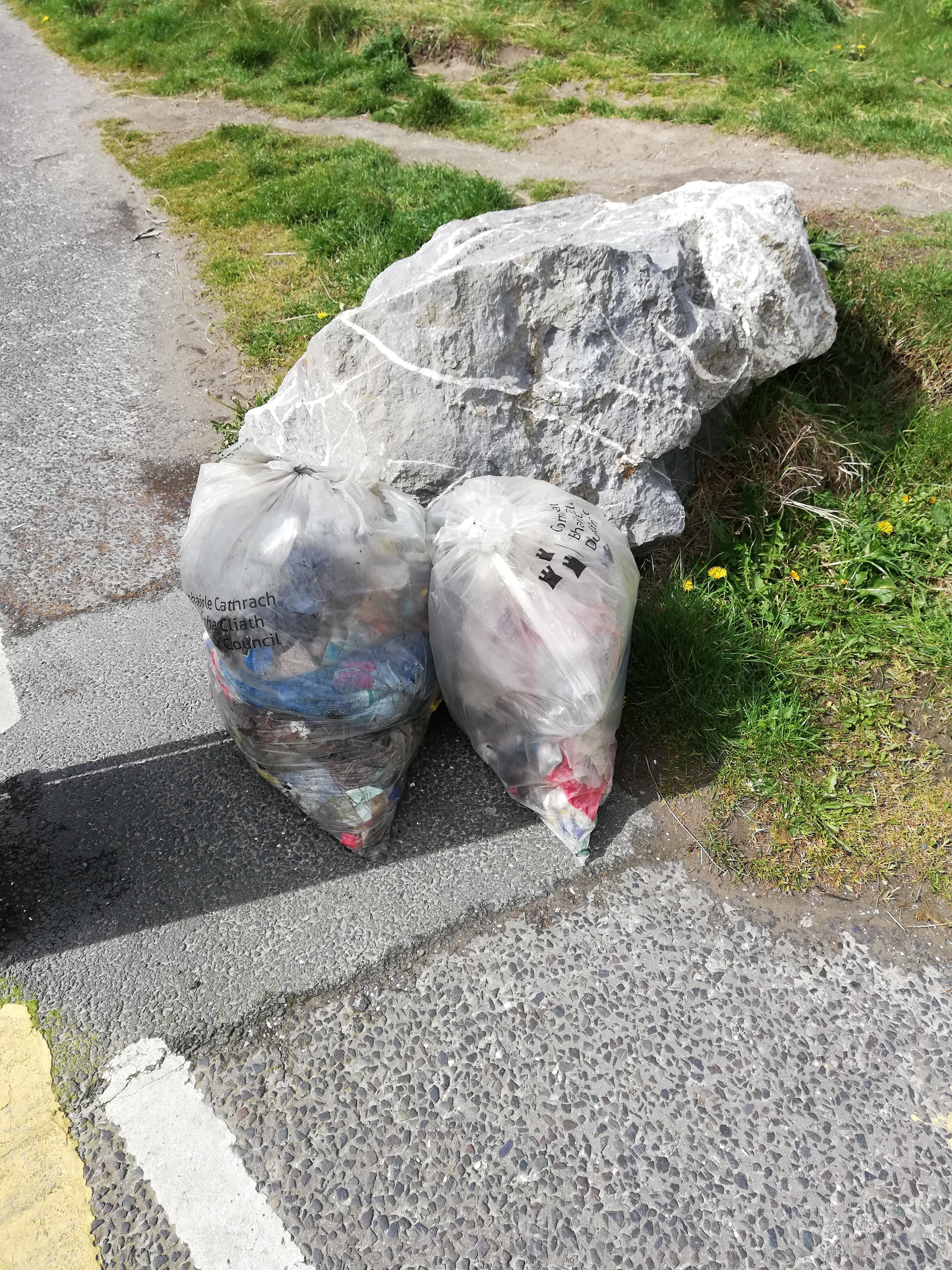 Plastic Litter Dublin Beach